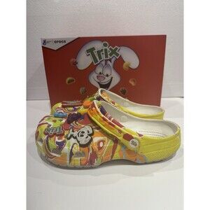 Trix Cereal x CROCS Classic Clog Rabbit Bunny Food Men's Size 10